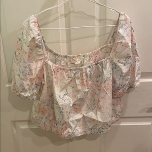 Cropped Floral top